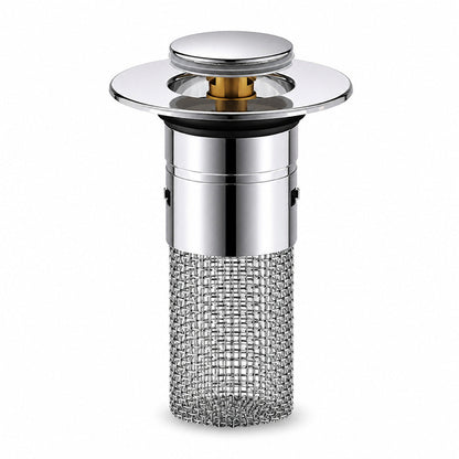 Stainless Steel Pop-Up Drain Filter