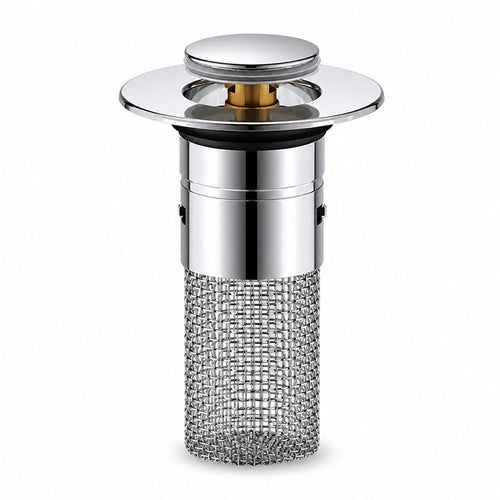 Stainless Steel Pop-Up Drain Filter