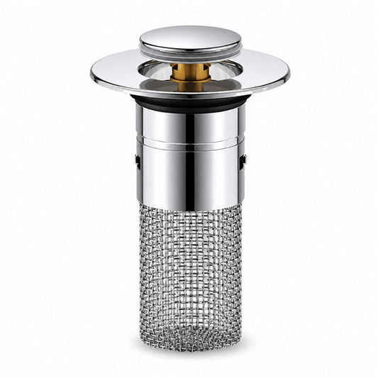 Stainless Steel Pop-Up Drain Filter