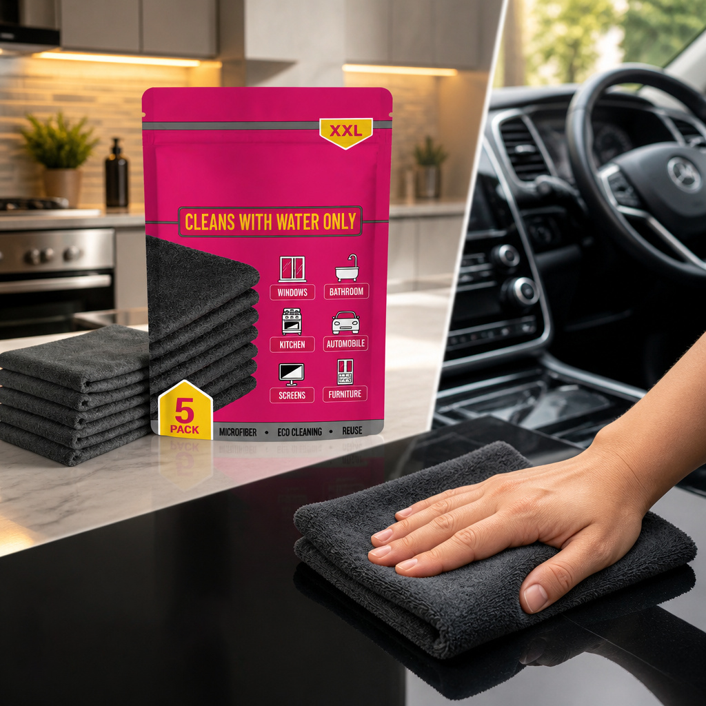 Magic Cleaning Cloth (5-Pack)