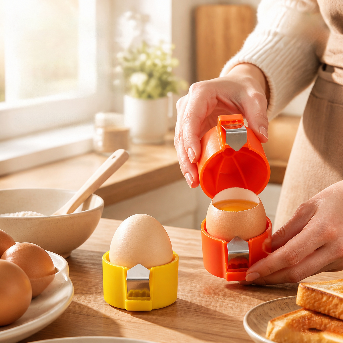 Quick Egg Cracker Tool